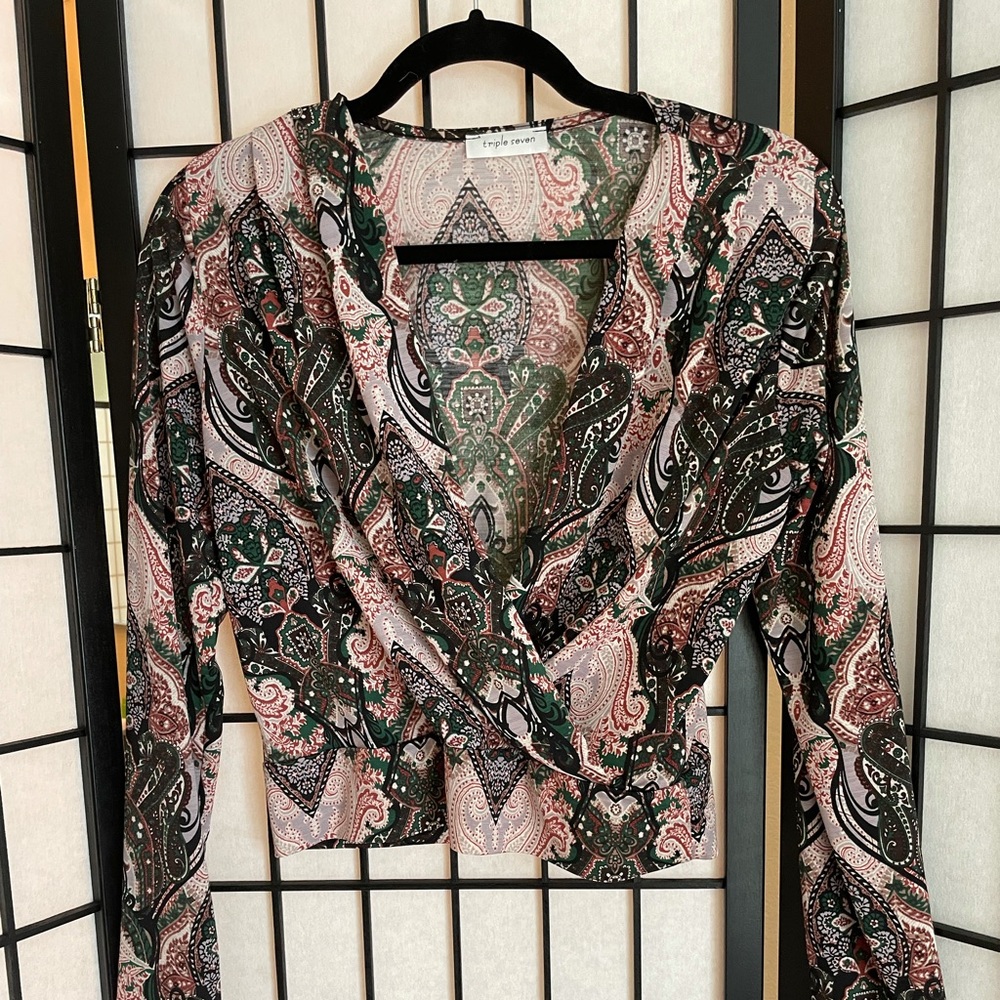 Triple Seven Front Cross Top-Size L